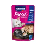 Vitakraft Poesie Deli Sauce Υγρή Τροφή για Ενήλικες Γάτες σε Φακελάκι με Μπακαλιάρο χωρίς Σιτηρά & Γλουτένη 85gr