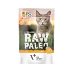 VetExpert Raw Paleo Adult Υγρή Τροφή για Ενήλικες Γάτες σε Φακελάκι με Γαλοπούλα χωρίς Σιτηρά & Γλουτένη 100gr