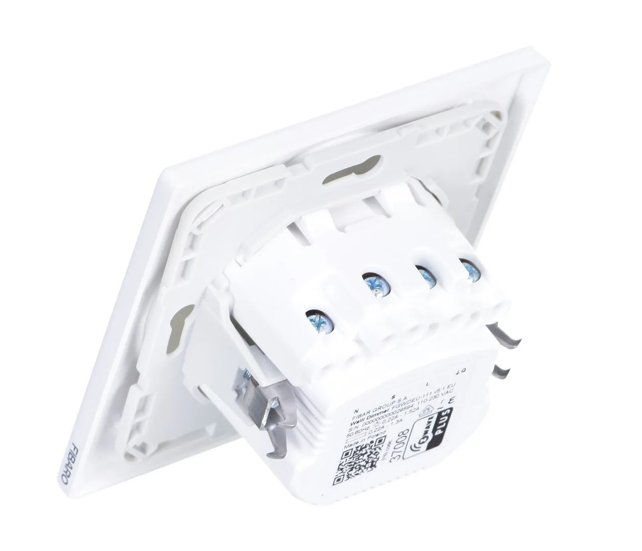 20240327094737_81e059e0 Fibaro Walli Χωνευτός Διακόπτης Τοίχου Μονός με Πλαίσιο Λευκός - Image 1