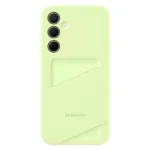 Samsung Back Cover Σιλικόνης με Υποδοχή για Κάρτες Πράσινο (Galaxy A35) EF-OA356TMEGWW