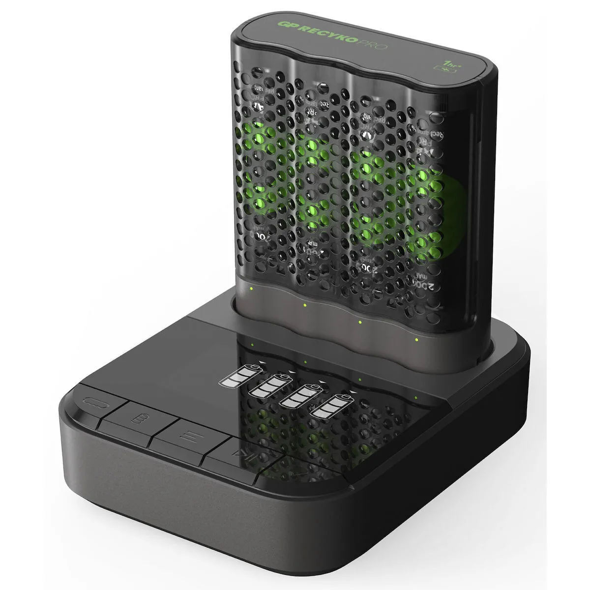 20240327142944_gp_batteries_recyko_pro_p461_fortistis_4_mpatarion_ni_mh_megethous_aa GP Batteries ReCyko Pro P461 USB Φορτιστής 4 Μπαταριών Ni-MH Μεγέθους AA/AAA - Image 1