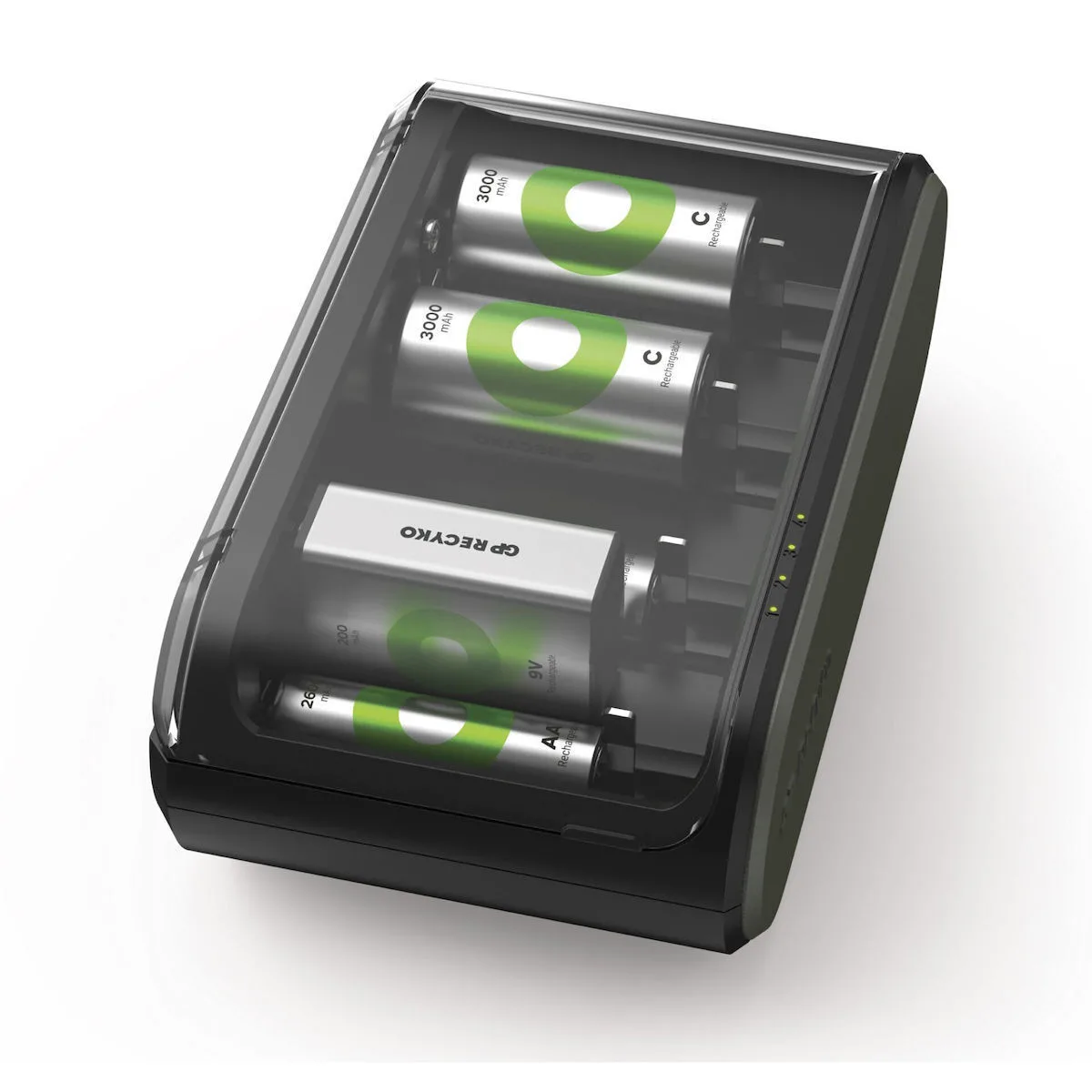 20240327144703_gp_batteries_recyko_b631_fortistis_mpatarion_ni_mh_megethous_aa_aaa_9v_d GP Batteries ReCyko B631 Φορτιστής Μπαταριών Ni-MH Μεγέθους AA/AAA/9V/D - Image 1