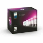 Philips Smart Λάμπες LED 11W για Ντουί E27 και Σχήμα A60 RGBW 1055lm 3τμχ 929002468804
