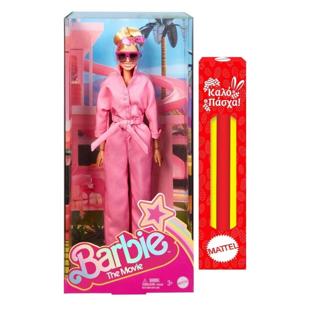 20240329092941_paichnidolampada_mattel Παιχνιδολαμπάδα Movie Pink Boiler Suit για 3+ Ετών Barbie - Image 1