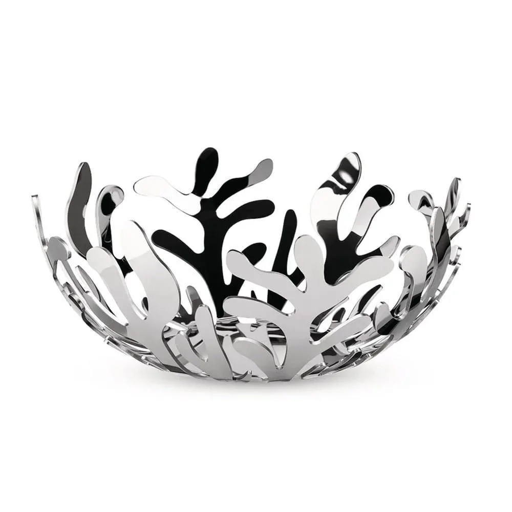 20240329093439_alessi_froutiera_metalliki_gri_25x25x9ek_mediterraneo Alessi Φρουτιέρα Μεταλλική Γκρι 25x25x9εκ. ESI01/25 - Image 1