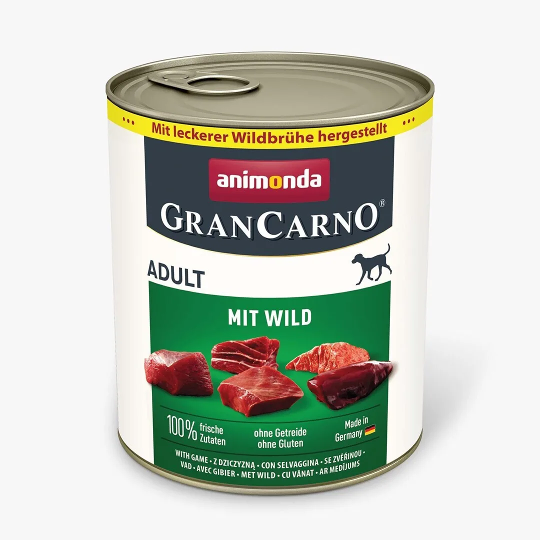 20240329101450_animonda_grancarno_ygri_trofi_skylou_400gr Animonda Grancarno Υγρή Τροφή Σκύλων σε Κονσέρβα με Πάπια χωρίς Σιτηρά & Γλουτένη 400gr - Image 1