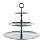 Alessi Γυάλινη Εταζέρα 3 Ορόφων Διάφανη Ø31xY35cm MW52/3