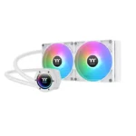 Thermaltake TH280 V2 ARGB (v2) Υδρόψυξη Επεξεργαστή Διπλού Ανεμιστήρα 140mm για Socket AM4/AM5/1700/1200/115x Λευκή