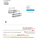 Bosch HEZ538000 Τηλεσκοπικός Μηχανισμός Φούρνου Συμβατός με Bosch 48x13cm