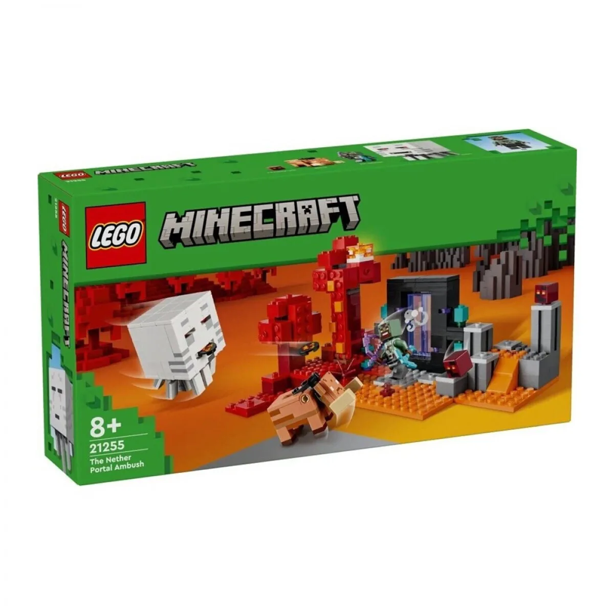 20240402102801_3df861f1 LEGO Minecraft The Nether Portal Ambush για 8+ Ετών 21255 - Image 1
