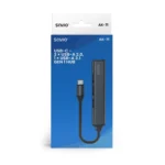 Savio USB 2.0 Hub 4 Θυρών με σύνδεση USB-C