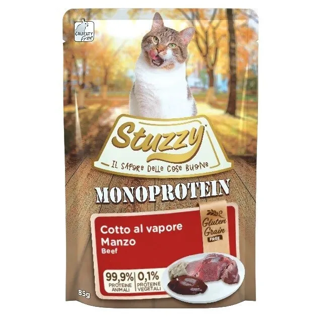 20240403131918_stuzzy_ygri_trofi_gia_gata_me_vodino_85gr Stuzzy Monoprotein Υγρή Τροφή για Ενήλικες Γάτες σε Φακελάκι με Βοδινό χωρίς Σιτηρά & Γλουτένη 85gr - Image 1