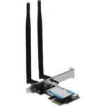 Κάρτα Δικτύου Inter-tech Wi-fi 6 Pcie Adapter Ep-134 Antenne Bluetooth 5.2
