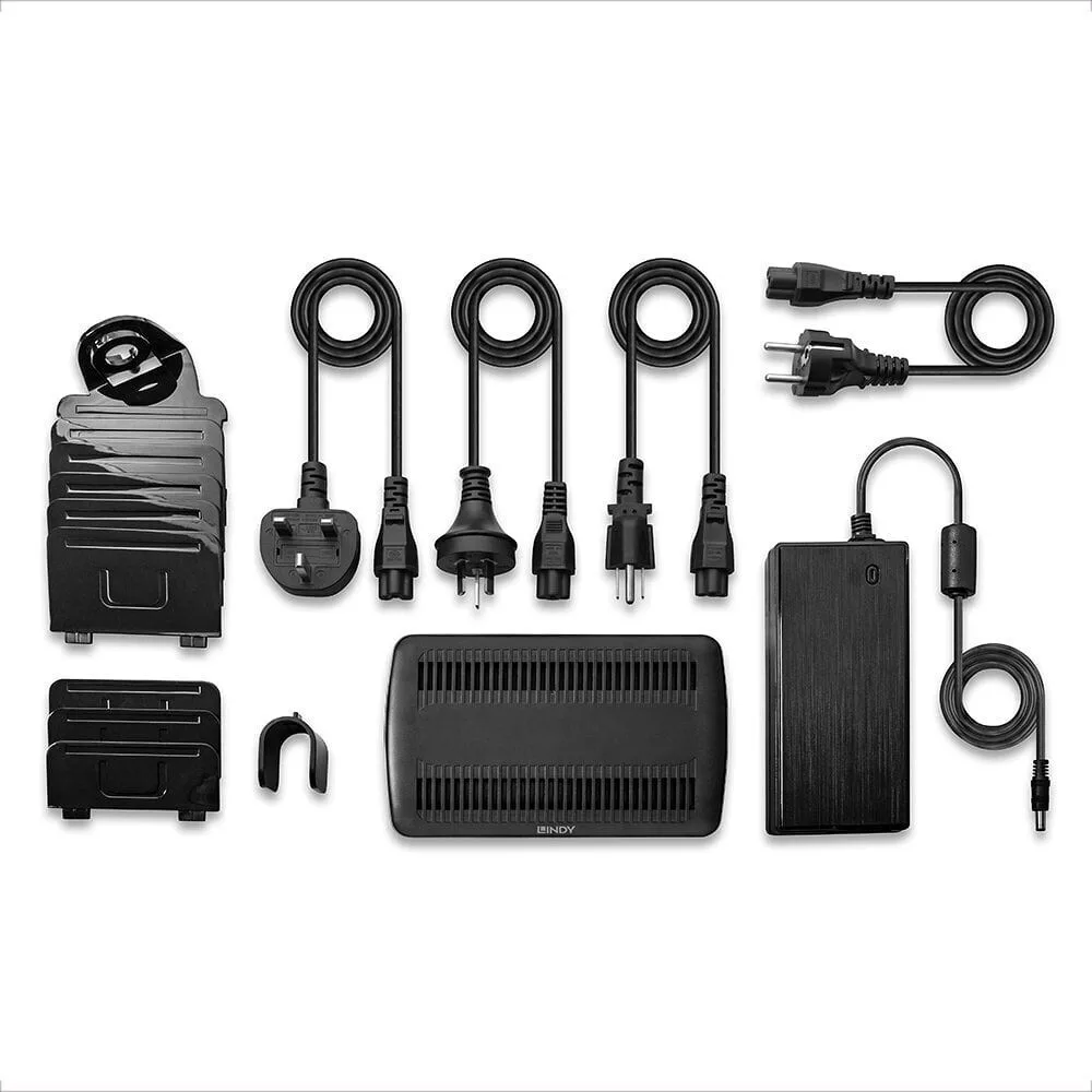 20240403163056_f6627c3d Lindy Φορτιστής Χωρίς Καλώδιο 160W Power Delivery Μαύρος (73436) - Image 1
