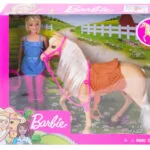 Παιχνιδολαμπάδα Κούκλα & Άλογο για 3+ Ετών Barbie