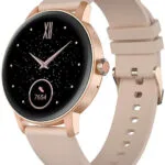 Celly TRAINERROUND2 Smartwatch με Παλμογράφο (Μπεζ)