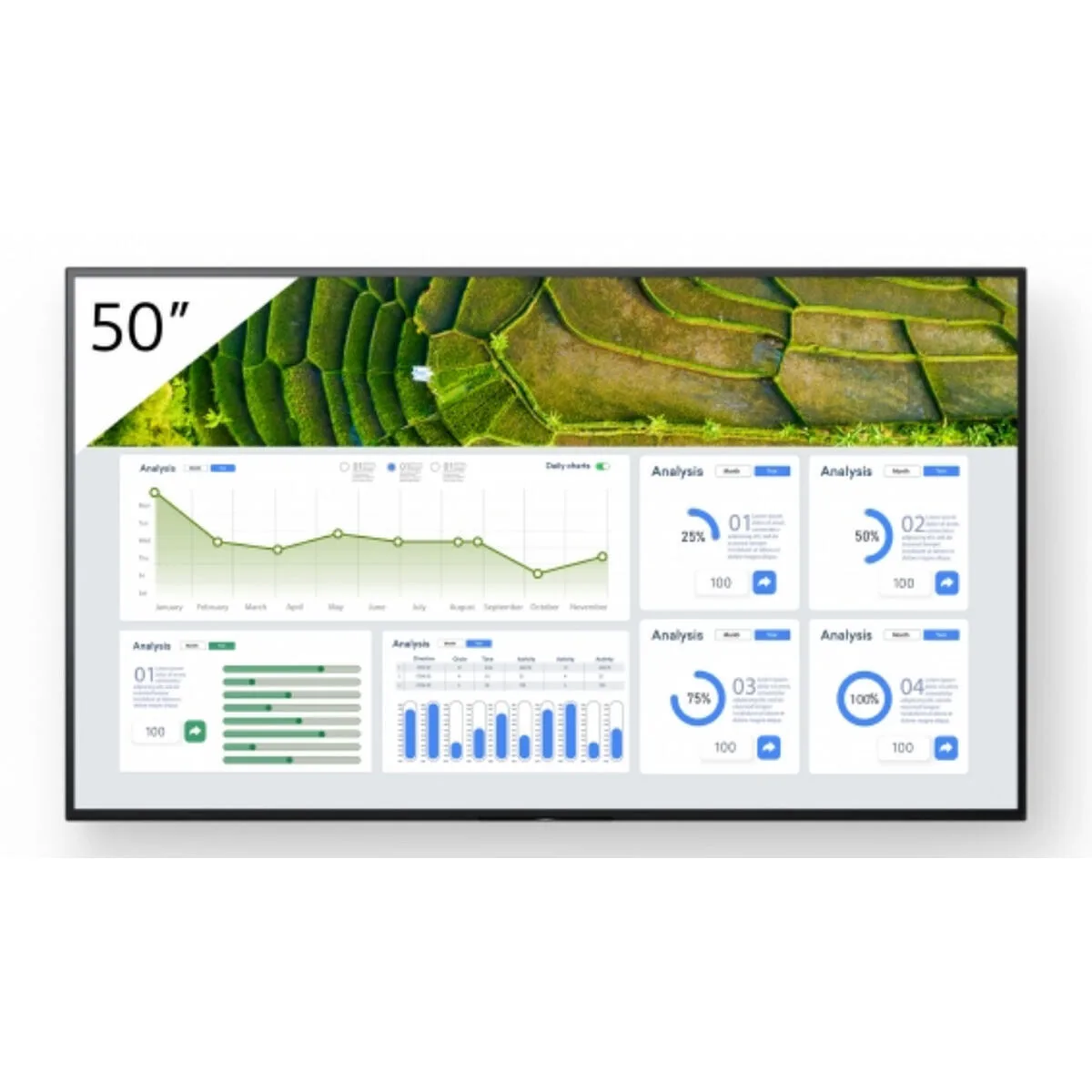 20240408154834_sony_public_display_led_50_hdr Sony Bravia LCD 50 4K HDR Pro Display Public Display LED 4K UHD 50" HDR - Image 1