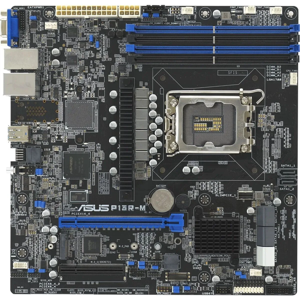 Asus P13R-M C262 Motherboard Micro ATX με Intel 1700 Socket 90SB0C70-M0UAY0 - Image 1