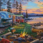 Παζλ Schmidt Bush Campfire Paradise 1000τεμ