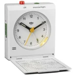 Braun Επιτραπέζιο Ρολόι με Ξυπνητήρι Καφέ 67705