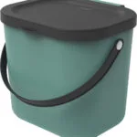 Rotho Babydesign Πλαστικό Καλάθι Αχρήστων 6lt Πράσινο 20x20.8x23.5cm 1030305092