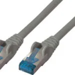 S/FTP Cat.6a Καλώδιο Δικτύου Ethernet 0.5m Γκρι 1τμχ (75711-0.5)