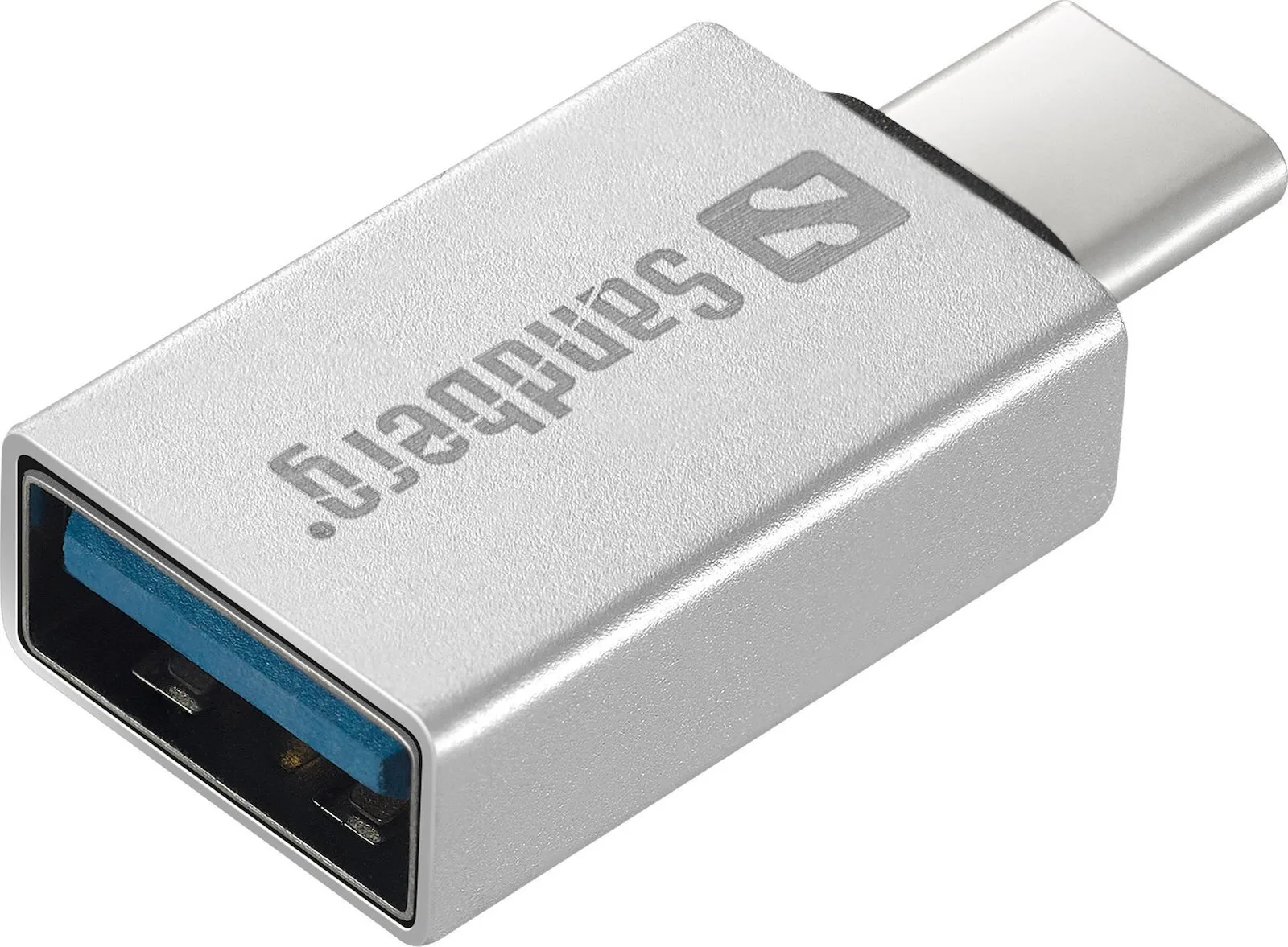 20240410092107_sandberg_usb_3_0_dongle_metatropeas_usb_c_male_se_usb_c_male_leyko_1tmch Sandberg Usb 3.0 Dongle Μετατροπέας USB-C male σε USB-C male Λευκό 1τμχ - Image 1