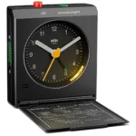 Braun Επιτραπέζιο Ρολόι με Ξυπνητήρι Μαύρο 67704