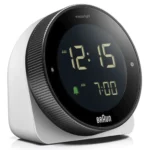 Braun Επιτραπέζιο Ψηφιακό Ρολόι με Ξυπνητήρι & Ραδιόφωνο Λευκό 67620