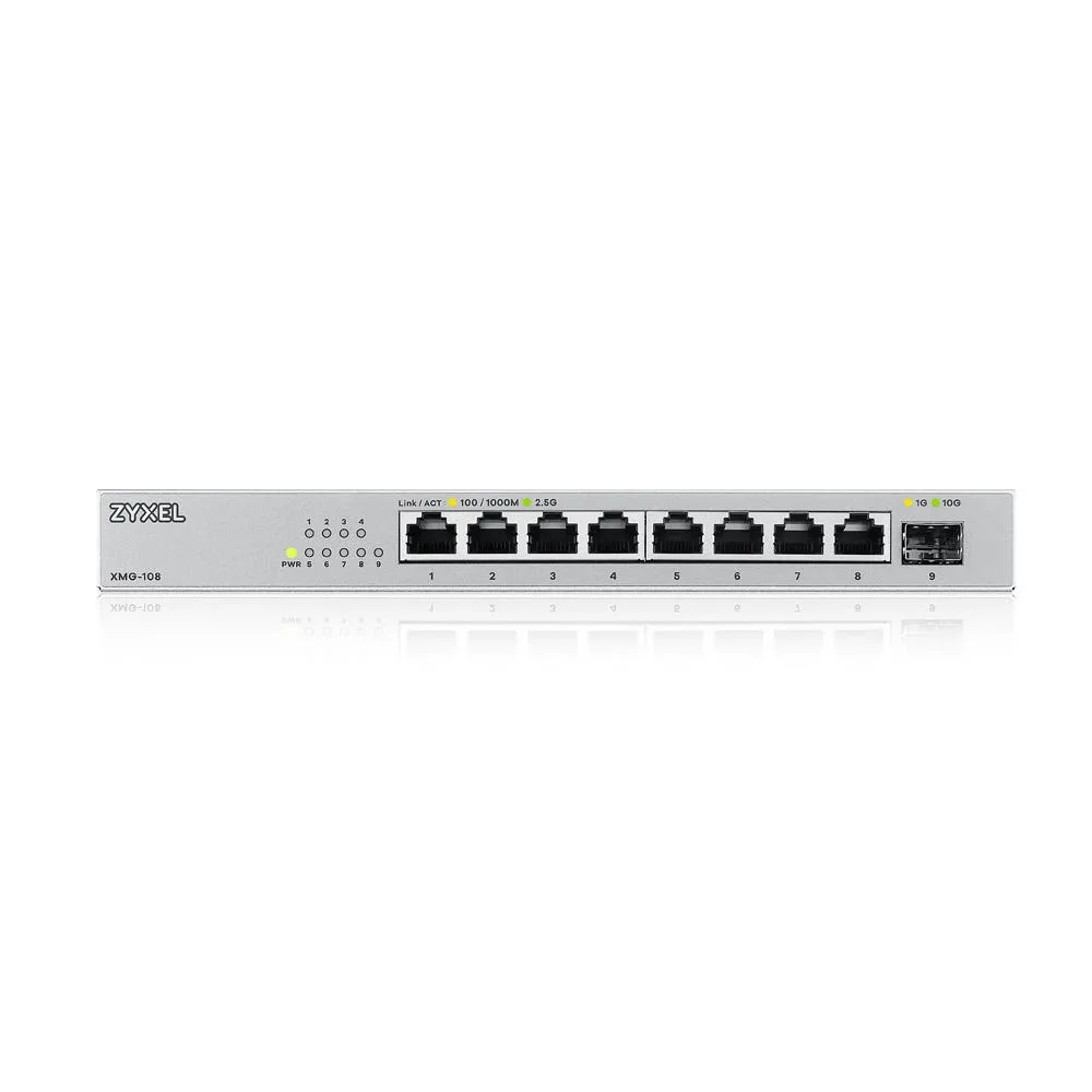 20240412102756_fa3fa468 Zyxel XMG-108 Unmanaged L2 Switch με 8 Θύρες Ethernet και 1 SFP Θύρα - Image 1