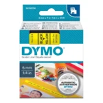 Dymo 43618 Ταινία Ετικετογράφου 7m x 6mm σε Μαύρο Χρώμα S0720790