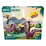 Brio Toys Δεινόσαυροι Σετ με Τρενάκι για 3+ Ετών