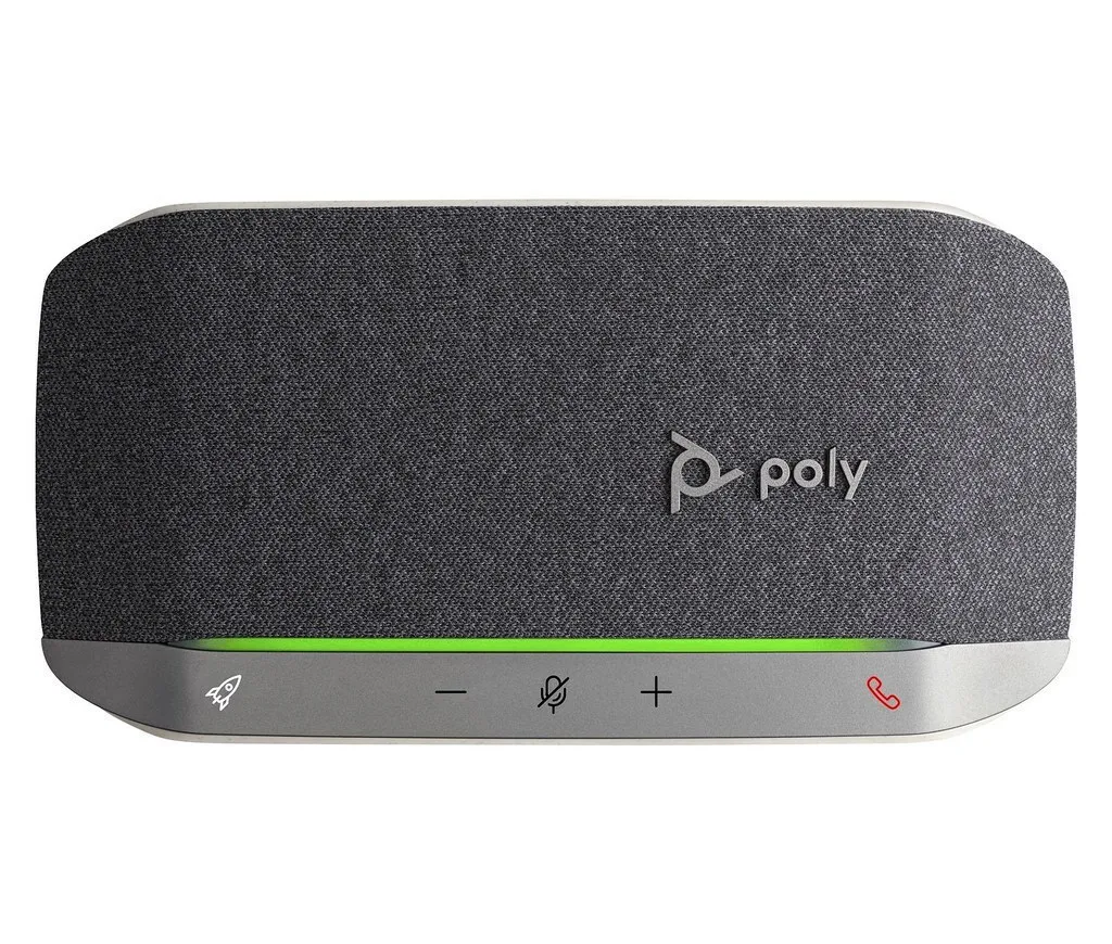 20240415095923_05b03169 Poly Sync 20-M Microsoft Teams Certified Ηχείο Bluetooth με Διάρκεια Μπαταρίας έως 20 ώρες Ασημί - Image 1