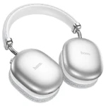 Hoco W35 MAX Ασύρματα / Ενσύρματα Over Ear Ακουστικά με 40 ώρες Λειτουργίας Ασημί