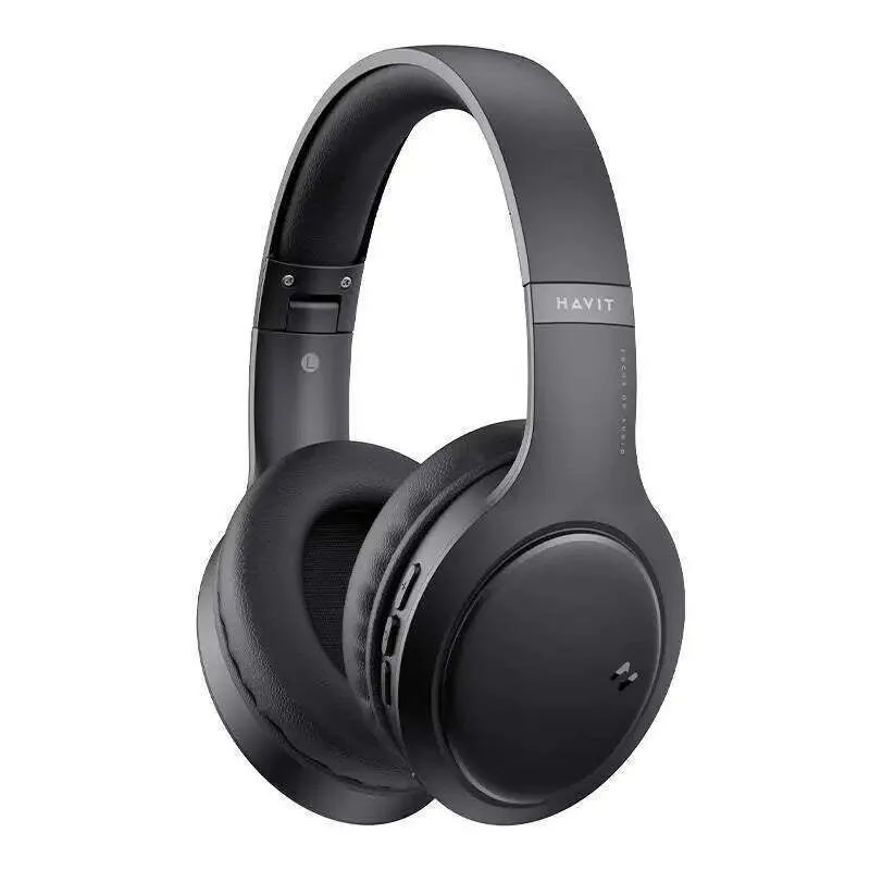 20240415110945_46be25cc Havit H633BT Ασύρματα / Ενσύρματα Over Ear Ακουστικά με 22 ώρες Λειτουργίας Μαύρα - Image 1