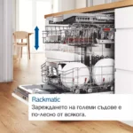 Bosch Πλήρως Εντοιχιζόμενο Πλυντήριο Πιάτων με Wi-Fi για 14 Σερβίτσια Π59.8xY81.5εκ. SMV8YCX02E