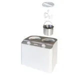 Unold Doppio Παγωτομηχανή 2x1.2lt Λευκή