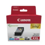 Canon CLI-581XXL Γνήσιο Πακέτο 4 Μελανιών Εκτυπωτή InkJet Κίτρινο / Κυανό / Ματζέντα / Μαύρο (1998C006)