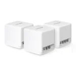 Mercusys Halo H60X v1 WiFi Mesh Network Access Point Wi‑Fi 6 Dual Band (2.4 & 5GHz) σε Τριπλό Kit Λευκό