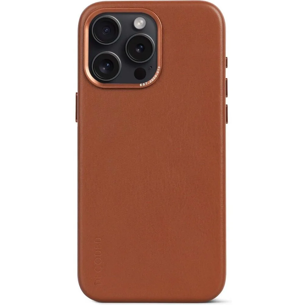 Decoded Back Cover Δερμάτινο / Σιλικόνης Γκρι (iPhone 15 Pro) - Image 1