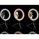 Tracer RGB Ring Light RGB TRAOSW46807 26cm 2800-7000K με Επιτραπέζιο Τρίποδο και Βάση για Κινητό