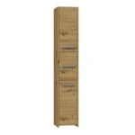 Topeshop S33 Στήλη Μπάνιου Τοίχου Μ30xΒ30xΥ170cm Δρυς