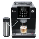 Acopino Clivia One Touch Αυτόματη Μηχανή Espresso 1700W Πίεσης 15bar για Cappuccino με Μύλο Άλεσης Μαύρη