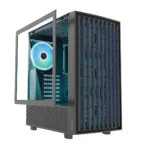 Modecom Breeze ARGB FLOW Midi Tower Κουτί Υπολογιστή με Πλαϊνό Παράθυρο Μαύρο