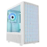 Modecom Breeze ARGB FLOW Midi Tower Κουτί Υπολογιστή με Πλαϊνό Παράθυρο Λευκό