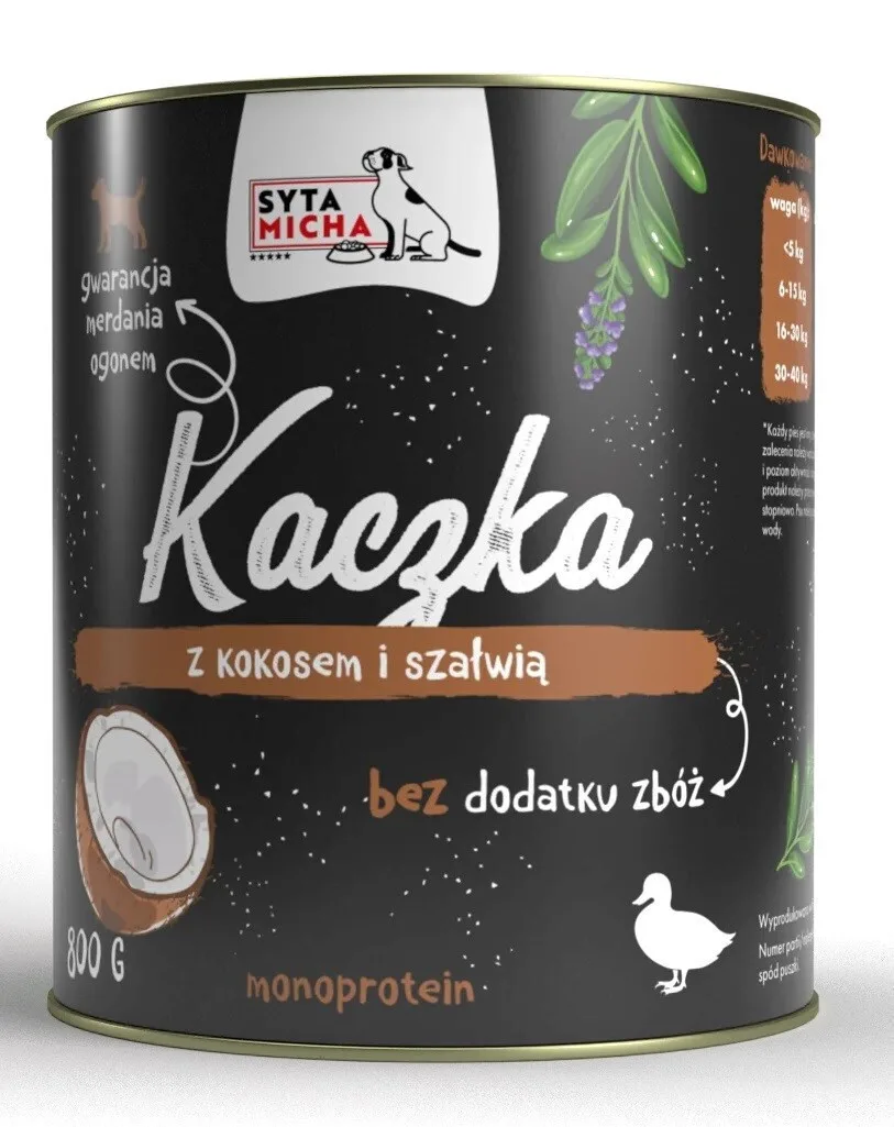 20240423104112_syta_micha_duck_coconut_sage_wet_dog_food_800g Syta Micha Duck Coconut Sage Wet Dog Food 800g - Image 1