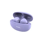 Trust Yavi Earbud Bluetooth Handsfree Ακουστικά με Θήκη Φόρτισης Μωβ