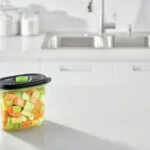FoodSaver Βάζο Γενικής Χρήσης με Καπάκι Γυάλινο Μαύρο 1800ml