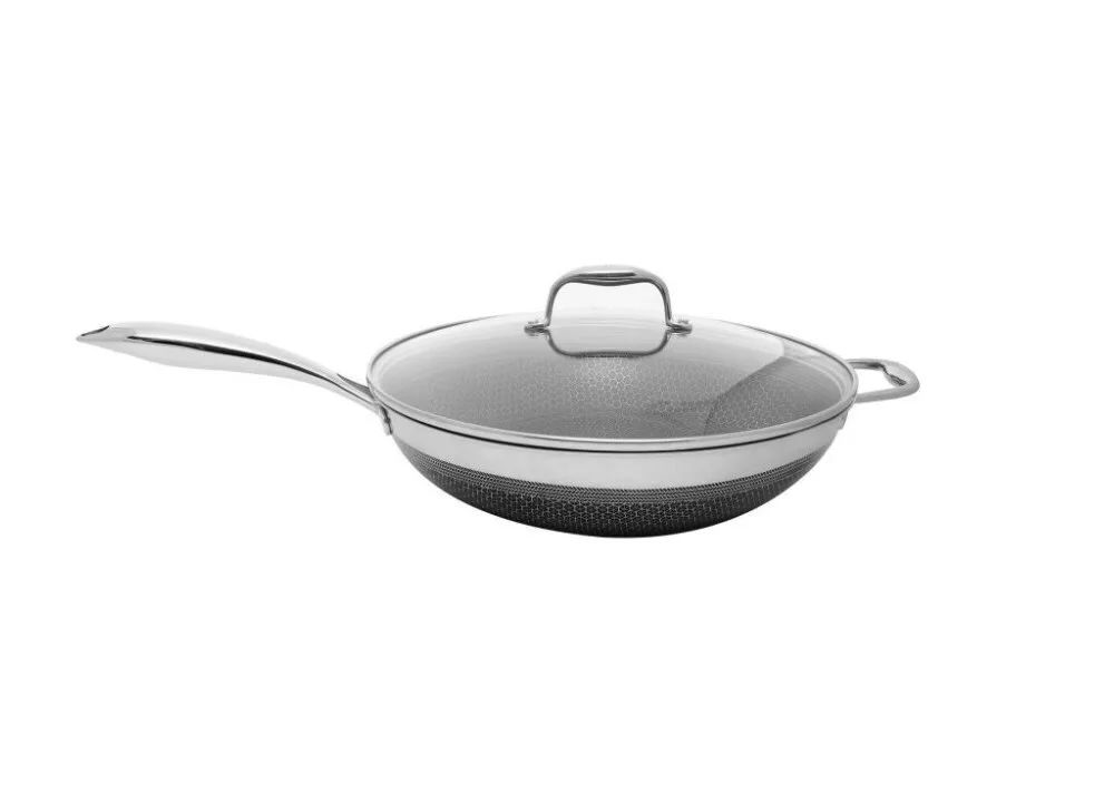 20240424115359_kohersen_wok_apo_alouminio_32cm_5907642750254 Kohersen Wok από Αλουμίνιο Με Καπάκι 32cm - Image 1