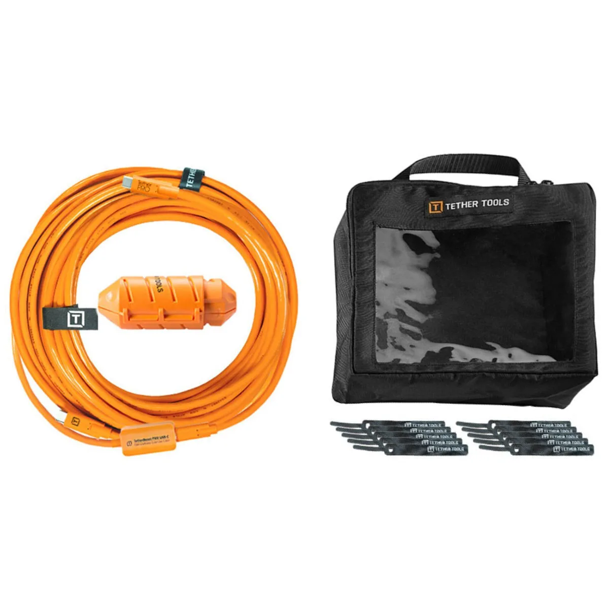 Tether Tools USB 2.0 Cable USB-C male - USB-C Πορτοκαλί 9.4m CUC31-ORG - Image 1